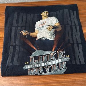 Luke Bryan Concert T-Shirt 2014 XL